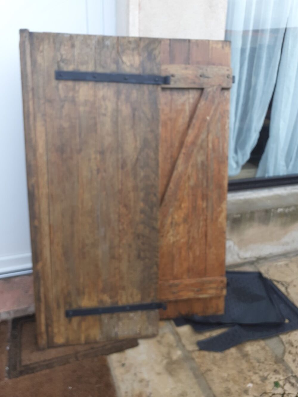 Volet bois ancien Bricolage