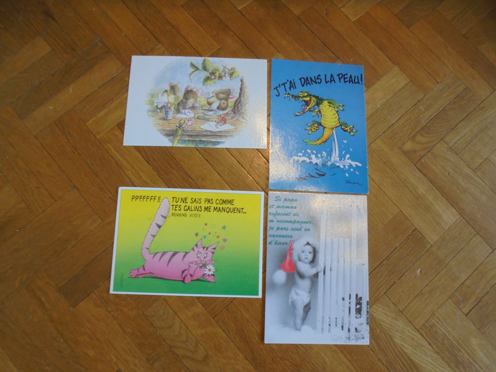 9 cartes humour (38) Livres et BD