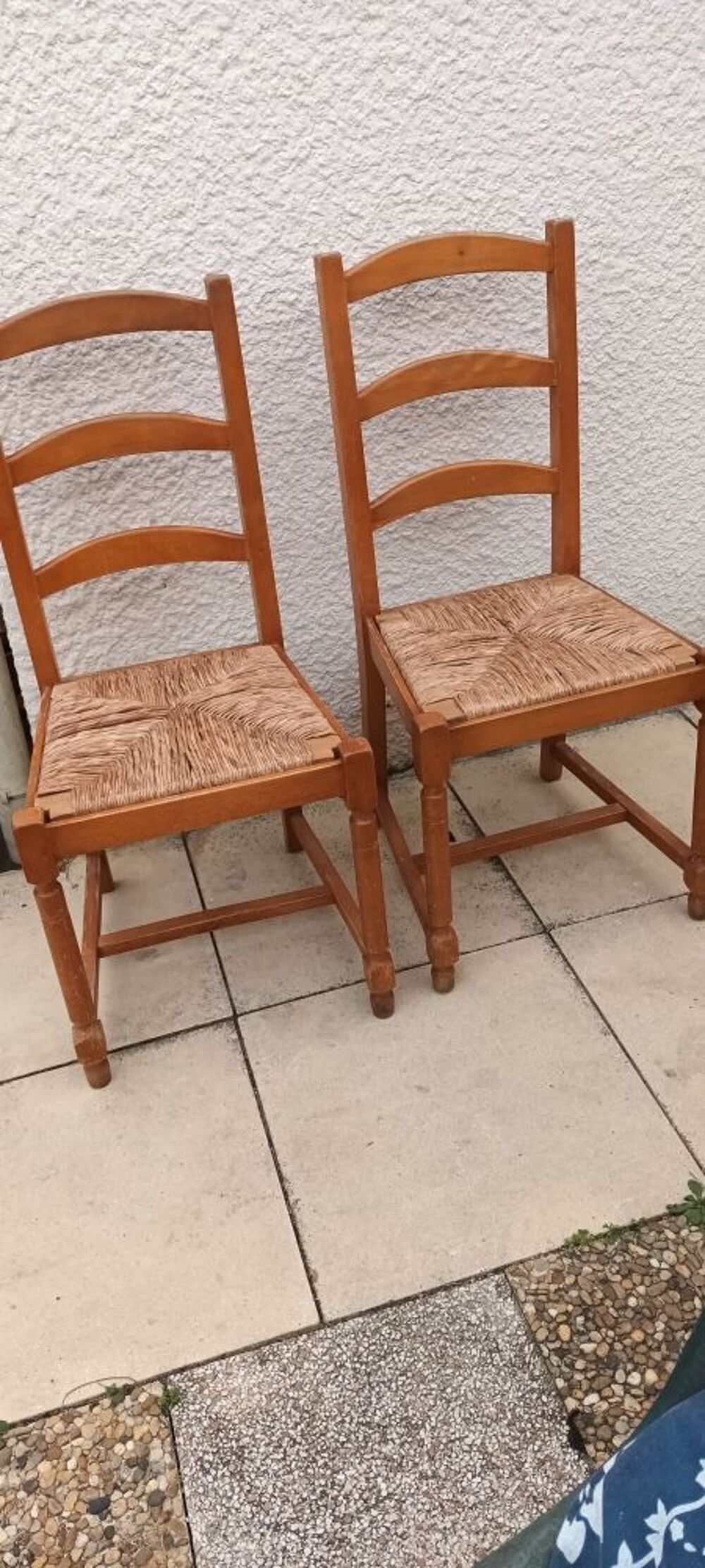 4 chaises en pin Meubles