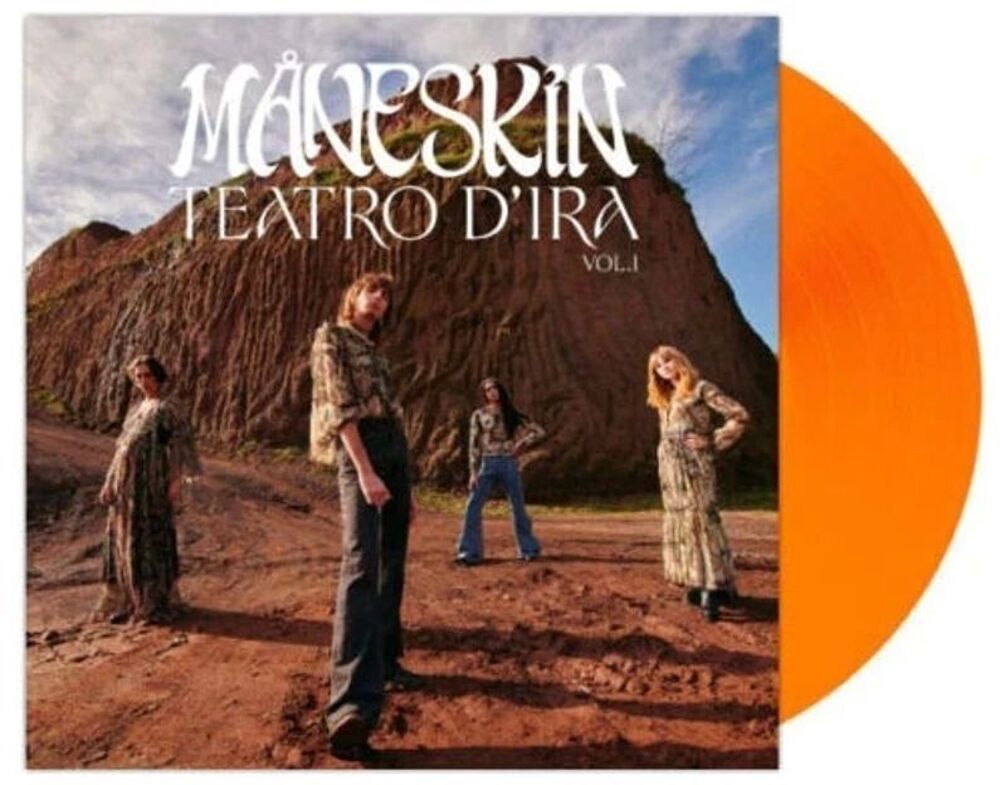 MANESKIN RARE LP VINYL 33 TOURS COULEUR ORANGE "THEOTRO D'IR CD et vinyles
