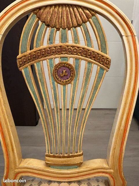 Lot de 6 chaises style Louis XVI 680 Reims (51)