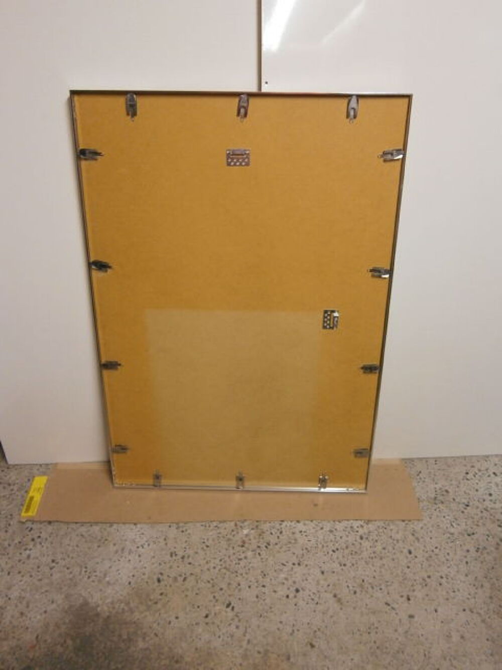 
Poster crevette avec cadre alu argent Décoration