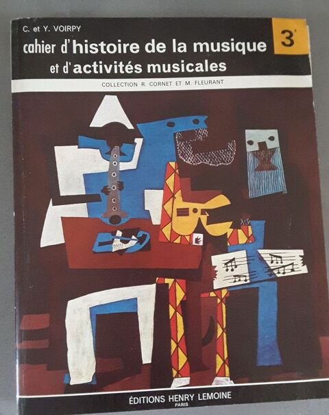 Cahier d'histoire de la musique et d'activités musicales 5 Limoges (87)