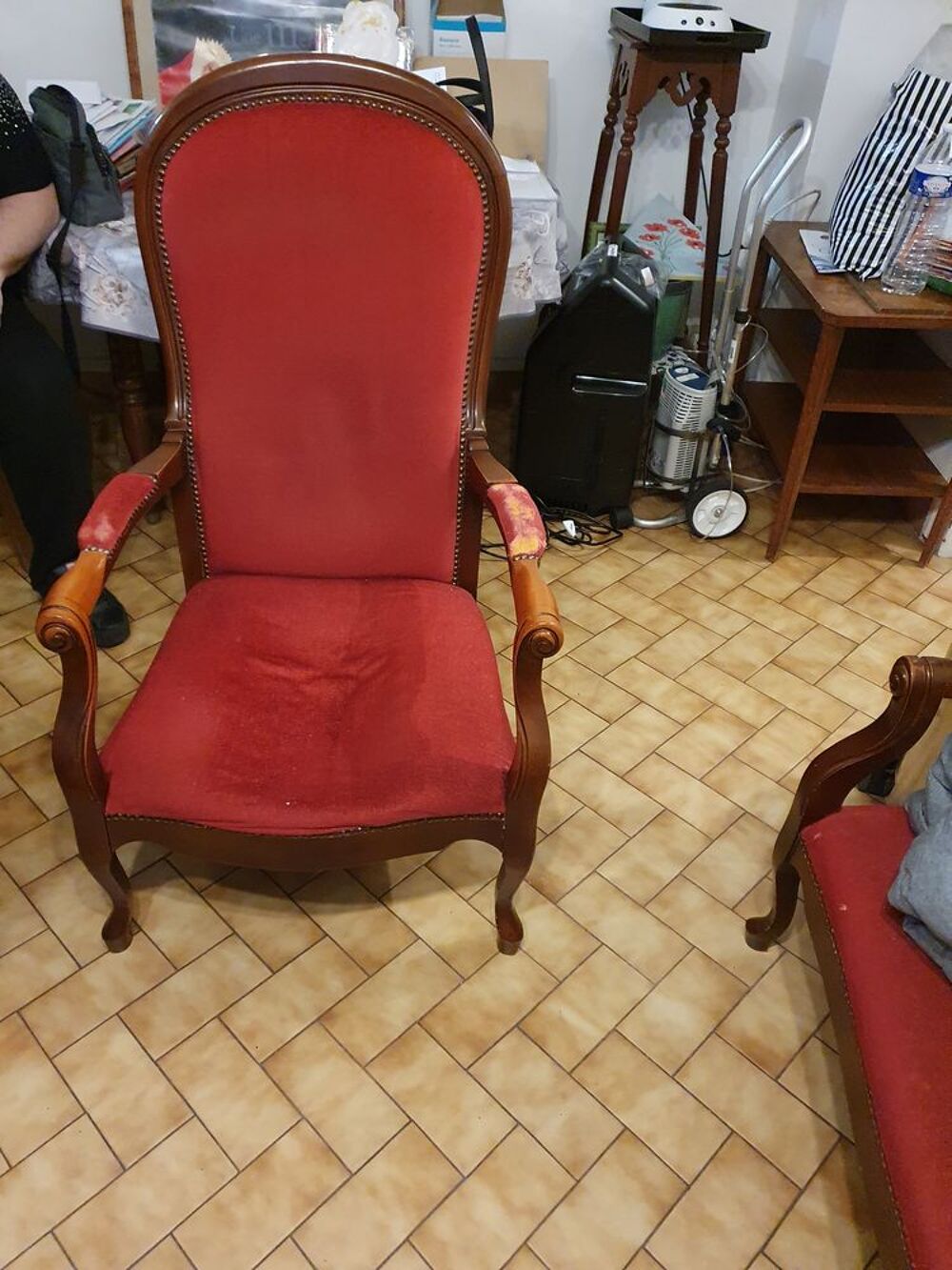 Fauteuil voltaire et sa banquette 2 places Meubles