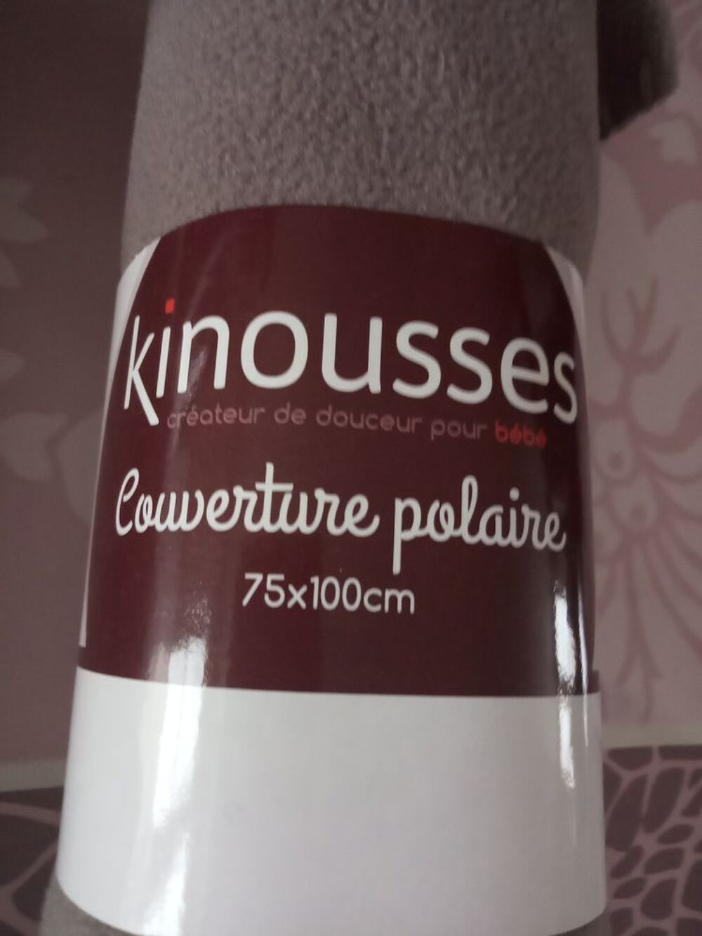 Couverture Polaire pour B&eacute;b&eacute; "Kinousses" (75x100) - Couleur Puériculture