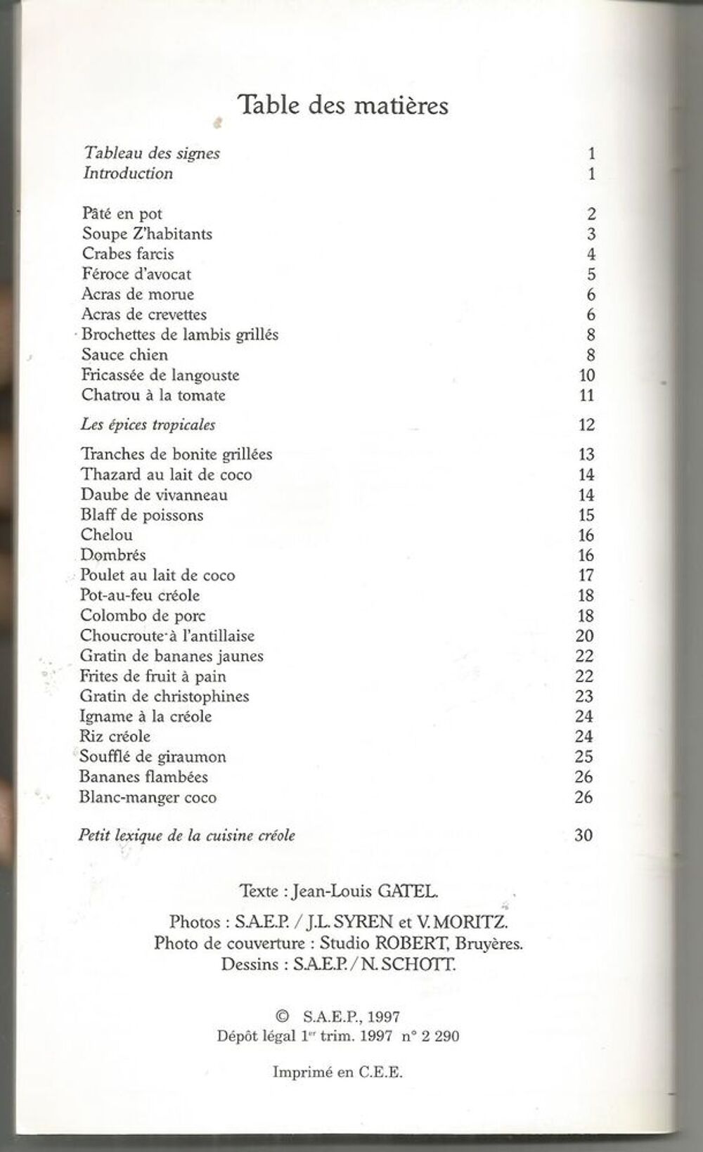 LA CUISINE ANTILLAISE et ses meilleures recettes Livres et BD