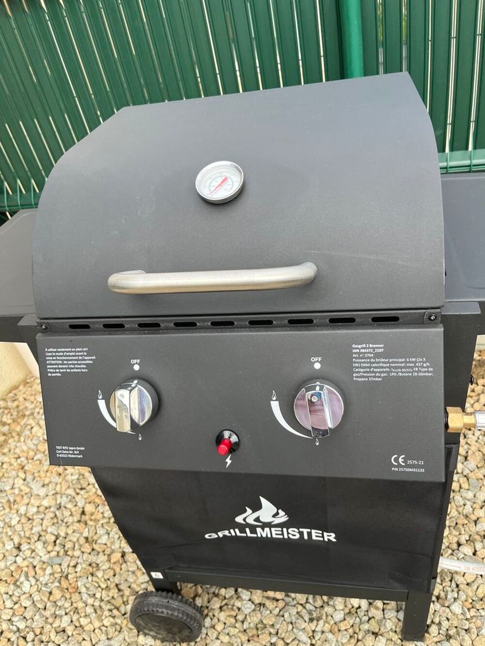 Barbecue gaz 2 feux Jardin