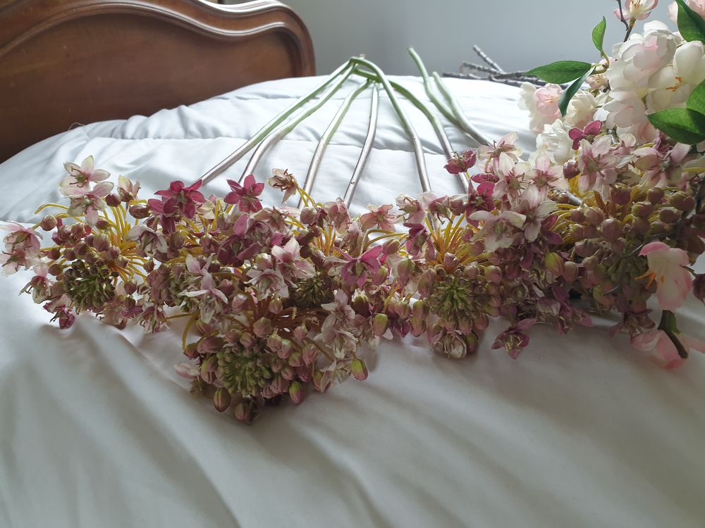 Bouquets de fleurs en tissu Décoration