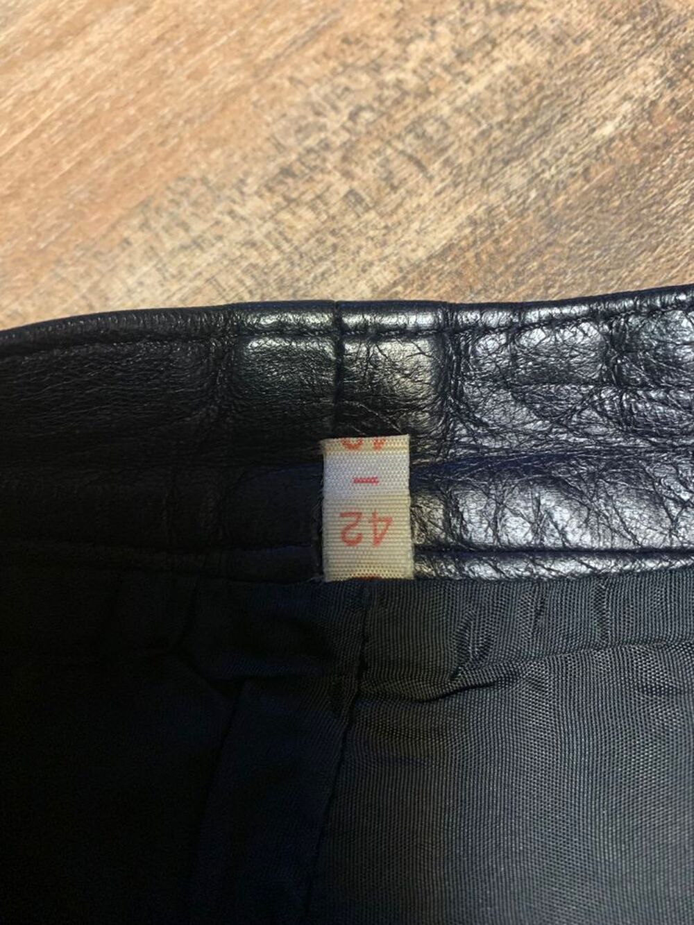 Jupe en cuir femme Vêtements
