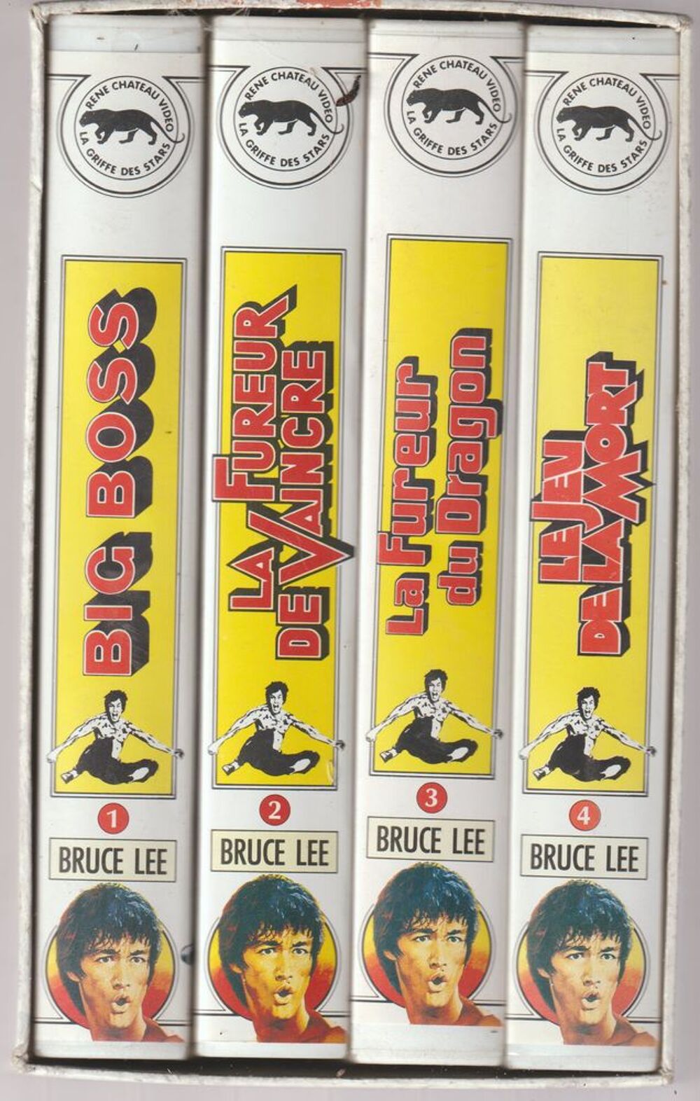 COFFRET VHS BRUCE LEE DVD et blu-ray