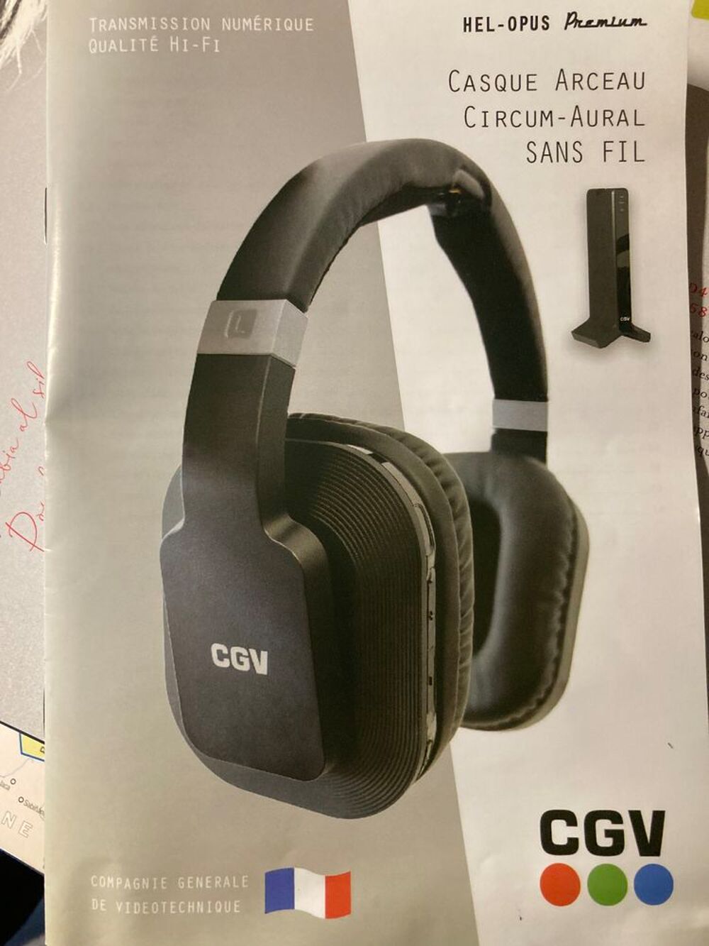 Casque sans fil CGV HEL-OPUS Premium Audio et hifi