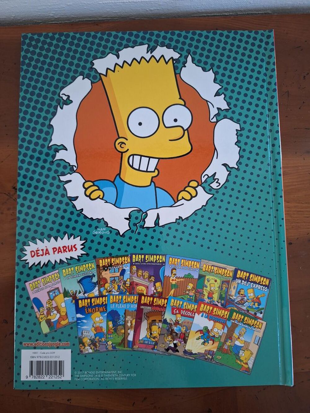 Bd Bart Simpson "En t&ecirc;te de Course"- Tome 14 Livres et BD