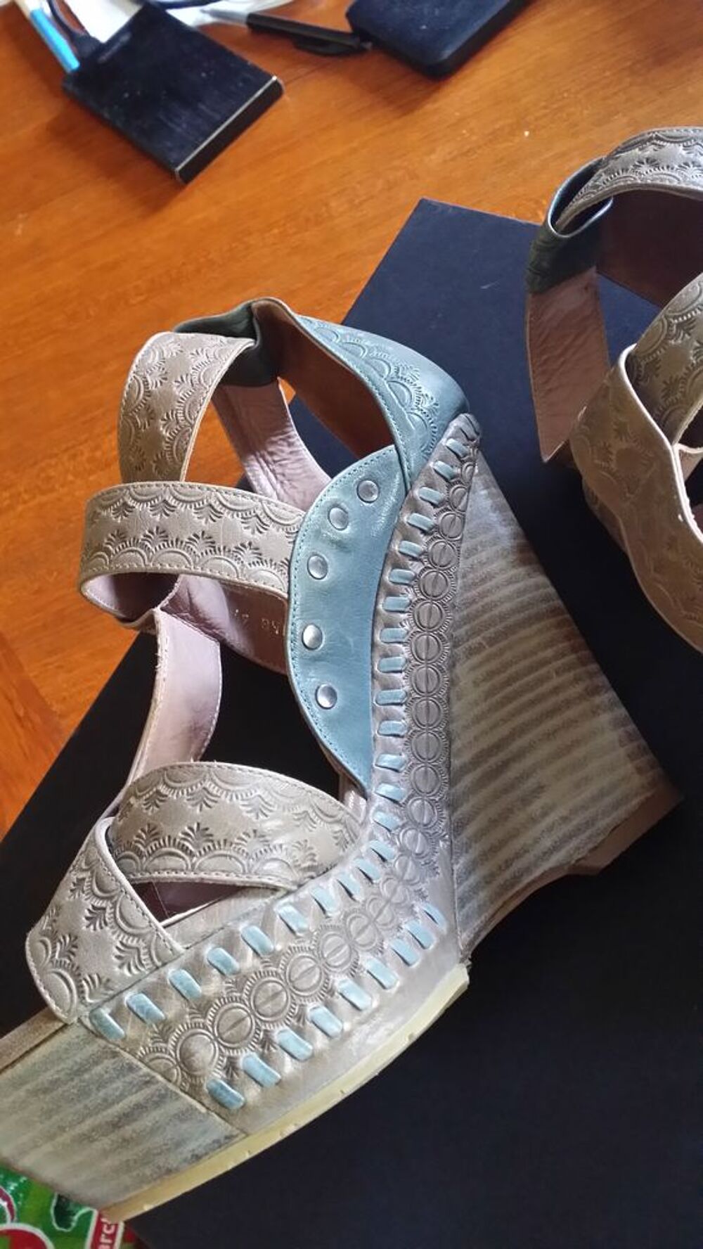 Escarpins compens&eacute;s Pura Lopez Chaussures