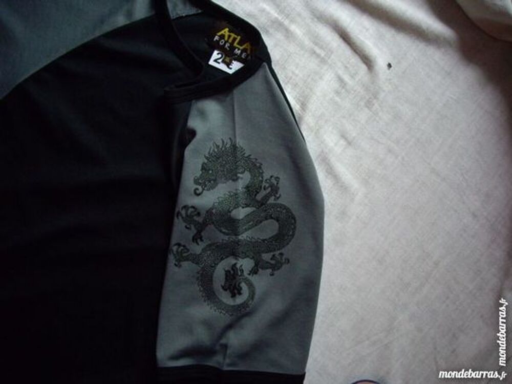 T-shirt Atlas for Men motif dragon T.XL Vêtements