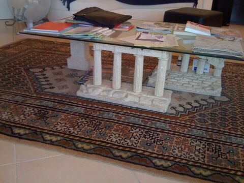 Table Basse  Pierre du Gard  Plateau verre 75 Antibes (06)