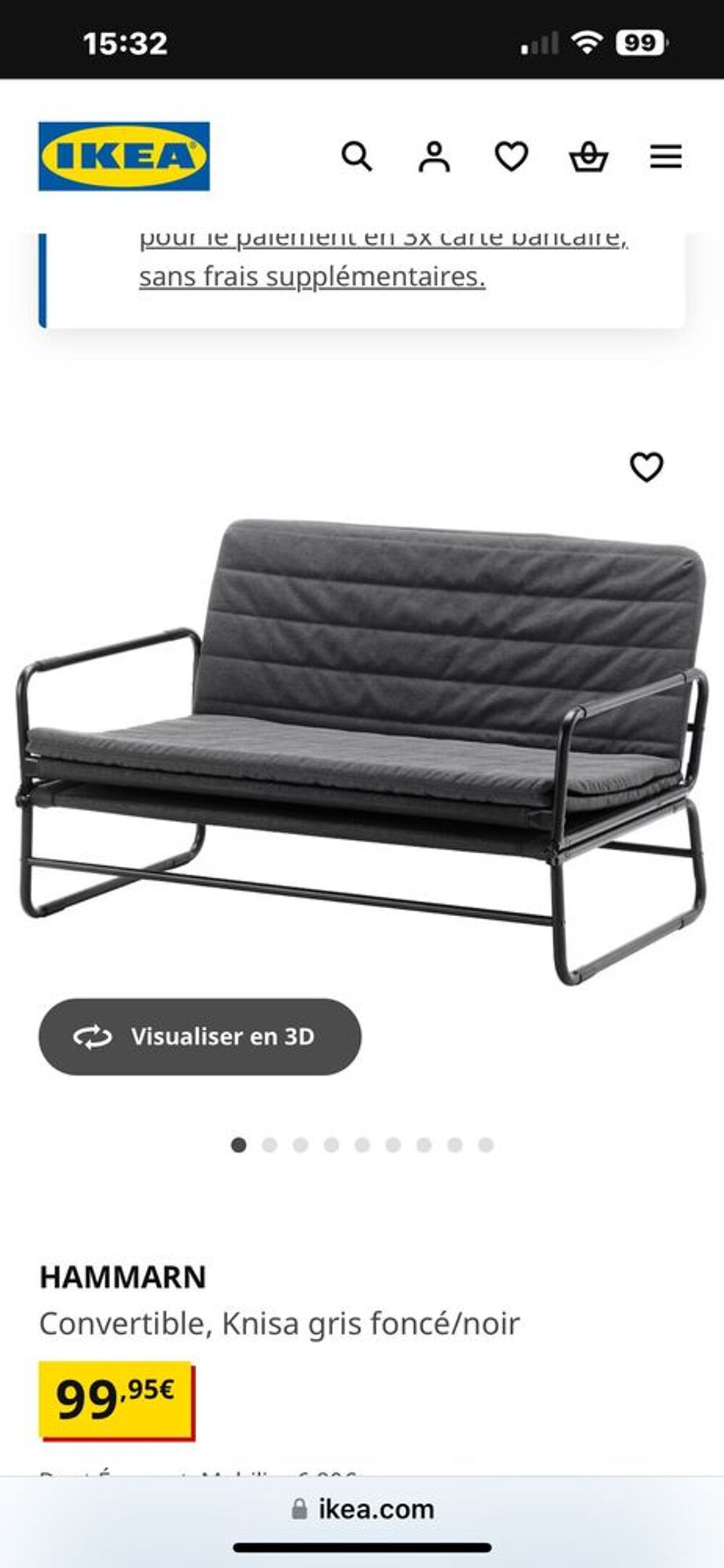 canap&eacute; bz Meubles