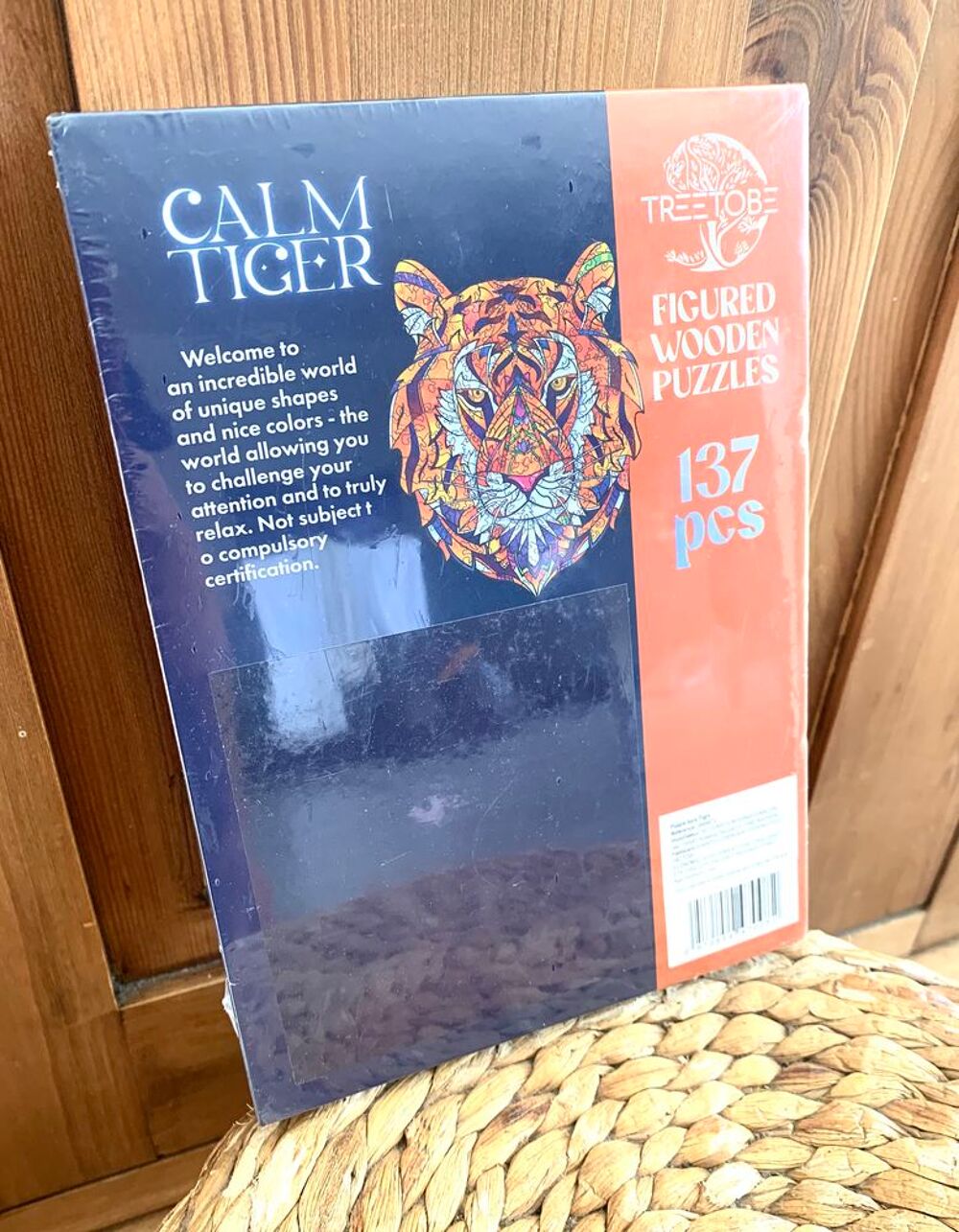 PUZZLE TIGRE &quot;CALM TIGER&quot; - Neuf sous blister - 137 Pi&egrave;ces Jeux / jouets