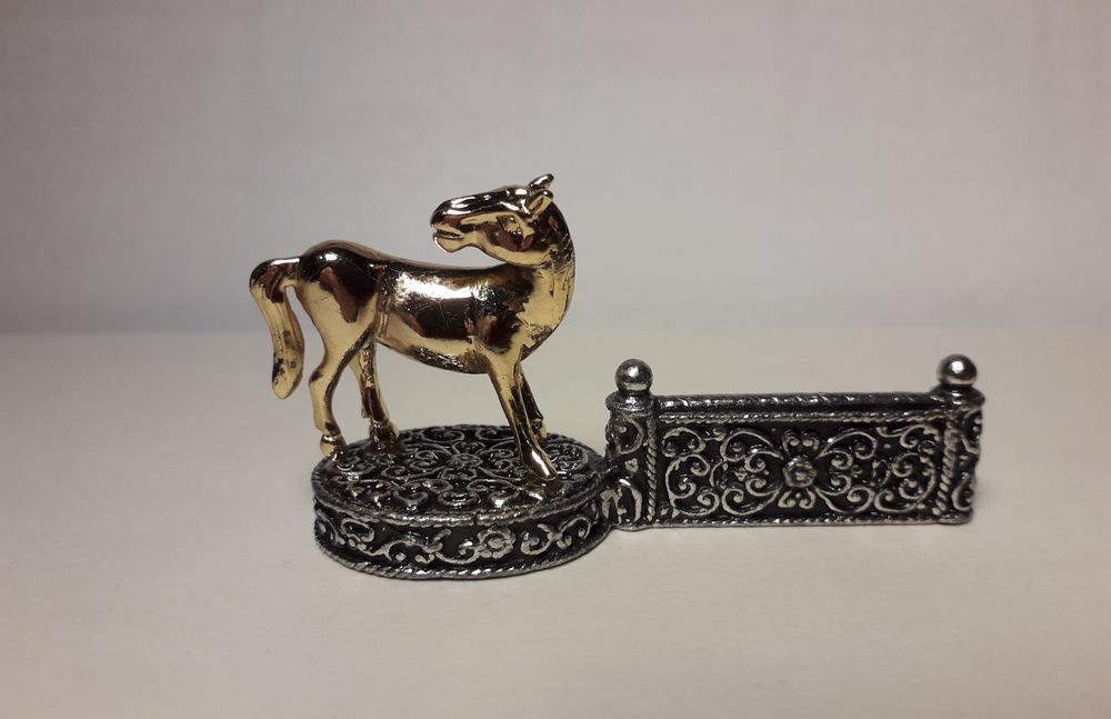 Coffret de 6 porte-couvert chevaux sur socle Décoration