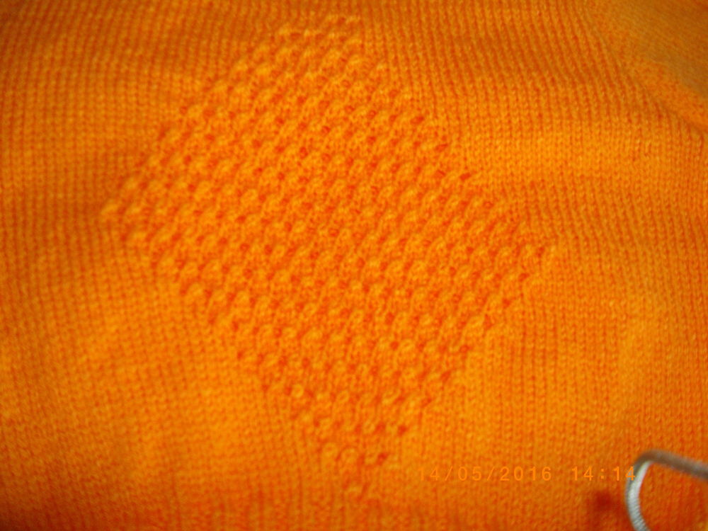 Pull orange pour enfant - Taille :4 ans Vêtements enfants