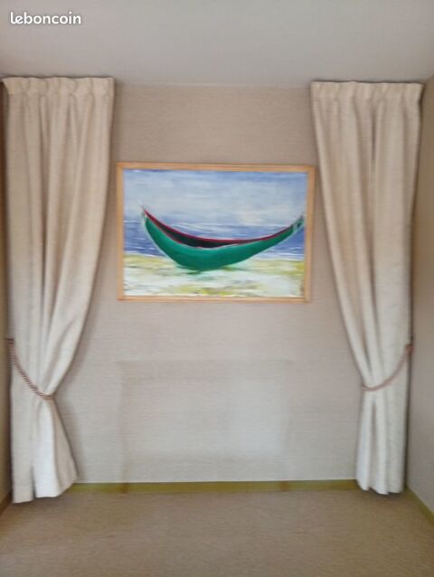 Tentures murales avec tringles, embrases et supports muraux 150 Grisolles (82)