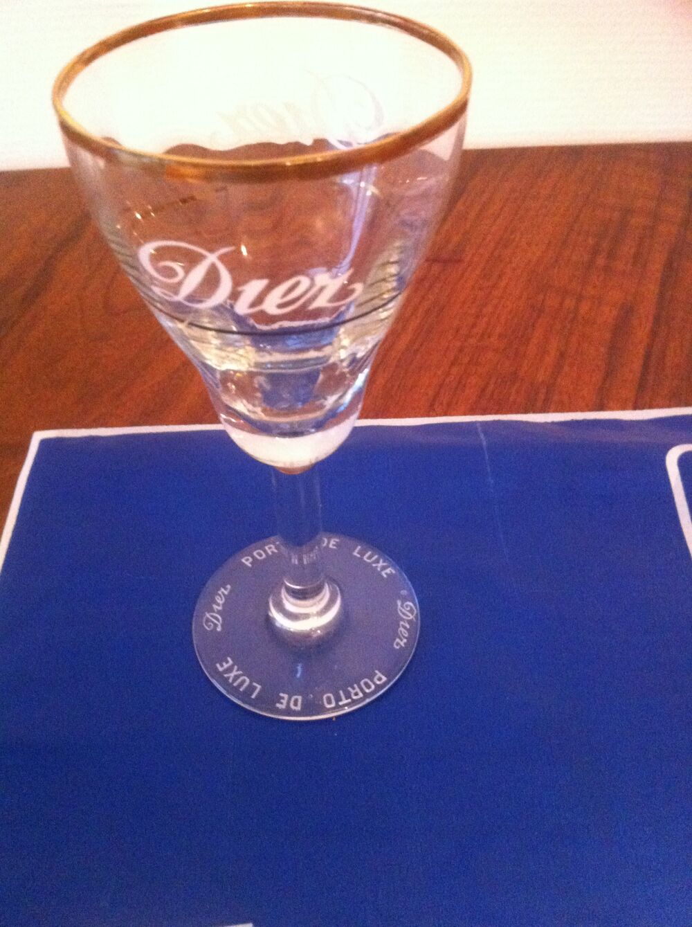Verres &agrave; Porto publicitaire ann&eacute;es 1950 