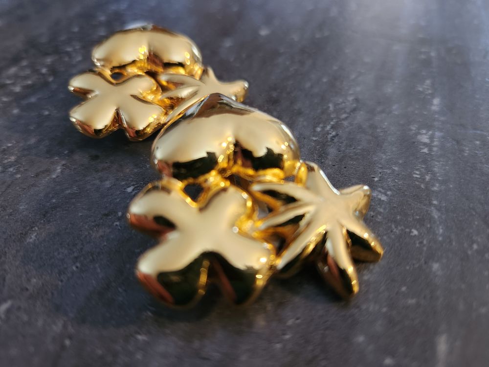 BO clip Etoile Croix Coeur Christian LACROIX Bijoux et montres