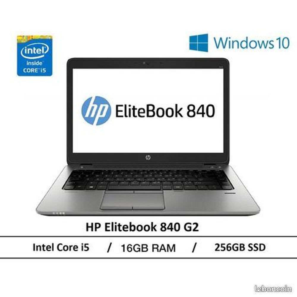 PC Portable HP EliteBook 840 G3 avec 16 giga et 512 giga SSD Matériel informatique