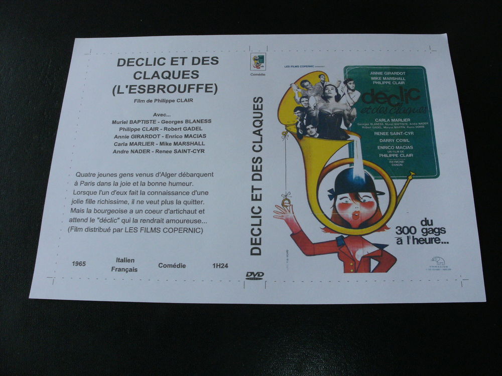 Film : " Declic et des claques " DVD et blu-ray