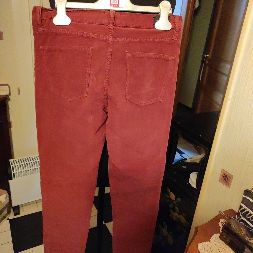 Pantalon velours c&ocirc;tel&eacute; haut de gamme femme B&eacute;r&eacute;nice. Vêtements
