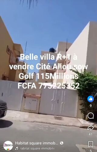  Villa � vendre 3/4 pi�ces 150 m� Dakar