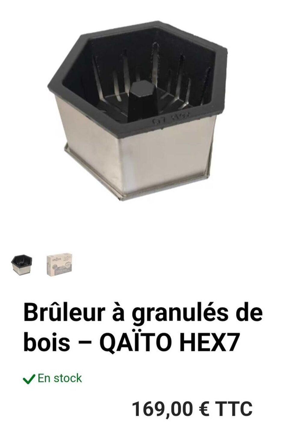 bruleur a granul&eacute; neuf Bricolage