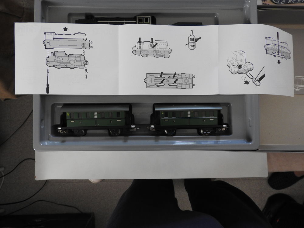 Echelle HO - M&auml;rklin coffret vintage ref 0050 &eacute;tat neuf 