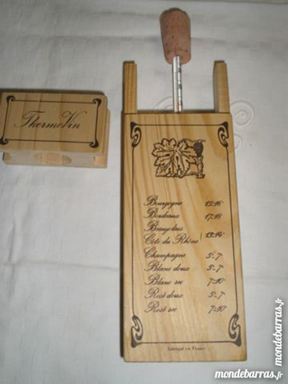 Thermom&egrave;tre &agrave; vin Cuisine