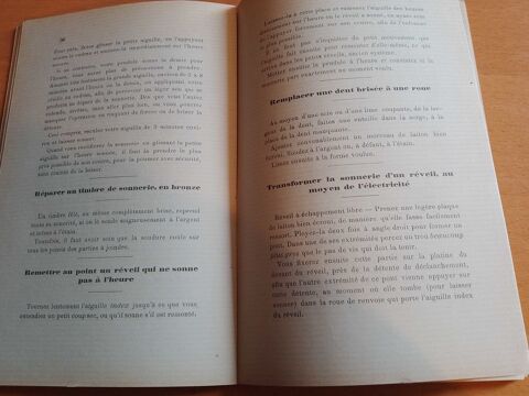 livre ancien sur l'horlogerie 15 Paris 14 (75)