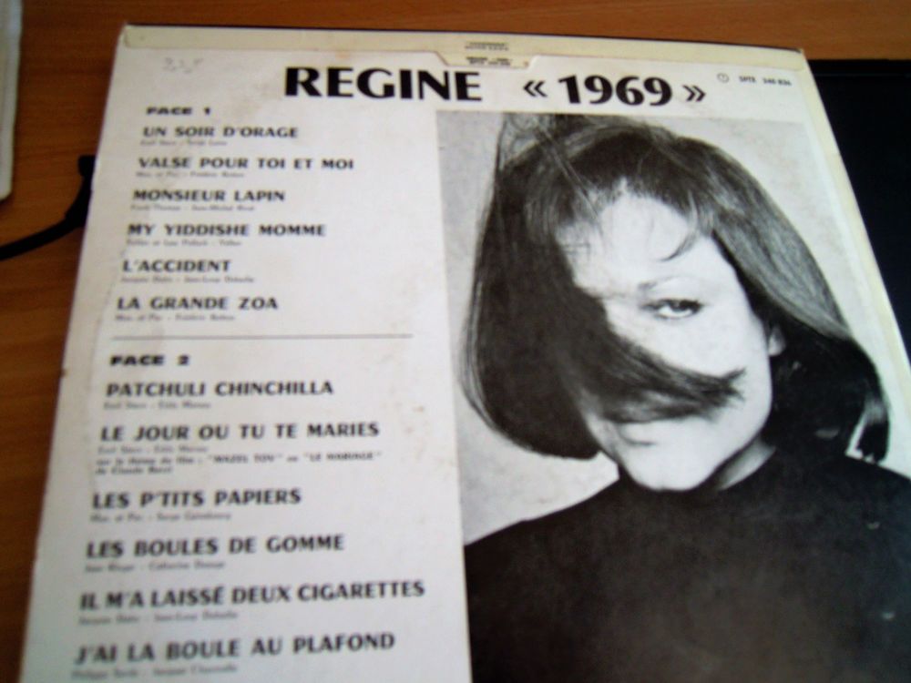 33 tours original REGINE 1969 CD et vinyles