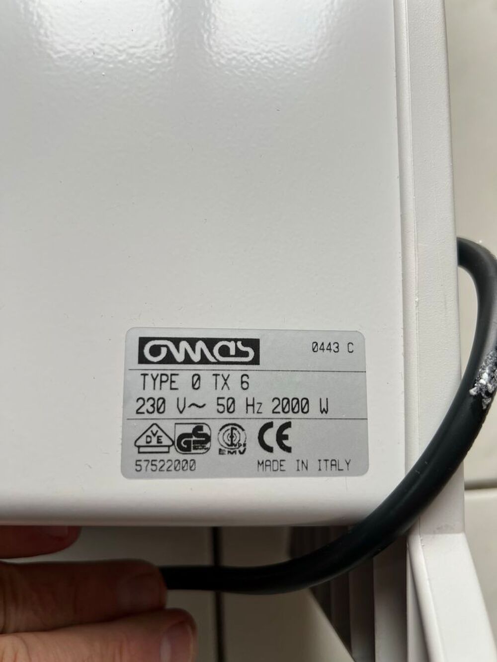 convecteur &eacute;lectrique neuf 2000W Electroménager