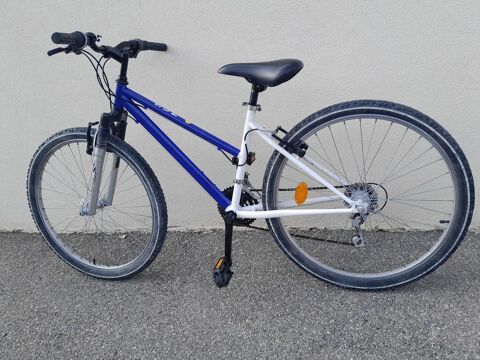 -vtc 26 pouces femme 'sun' bleu blanc--susp av -- 70 Marignane (13)