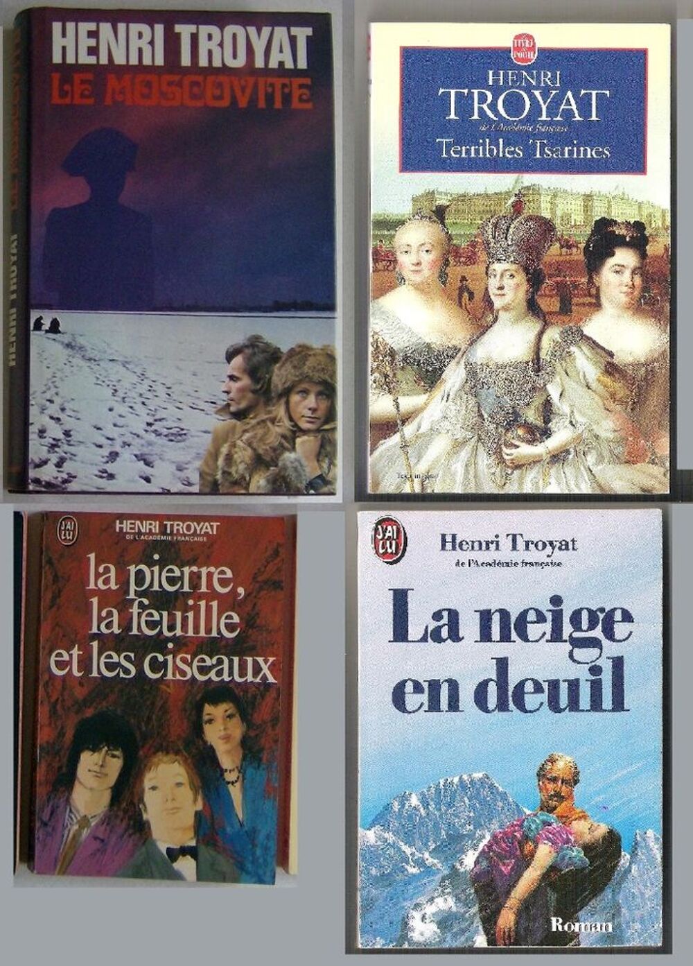 Livres d'Henri Troyat &agrave; partir de 1 euro Livres et BD