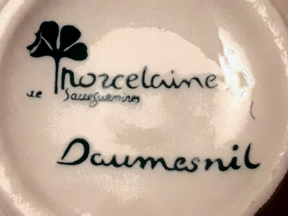 Service en porcelaine de Sarreguemines mod&egrave;le Daumesnil 83 p Cuisine
