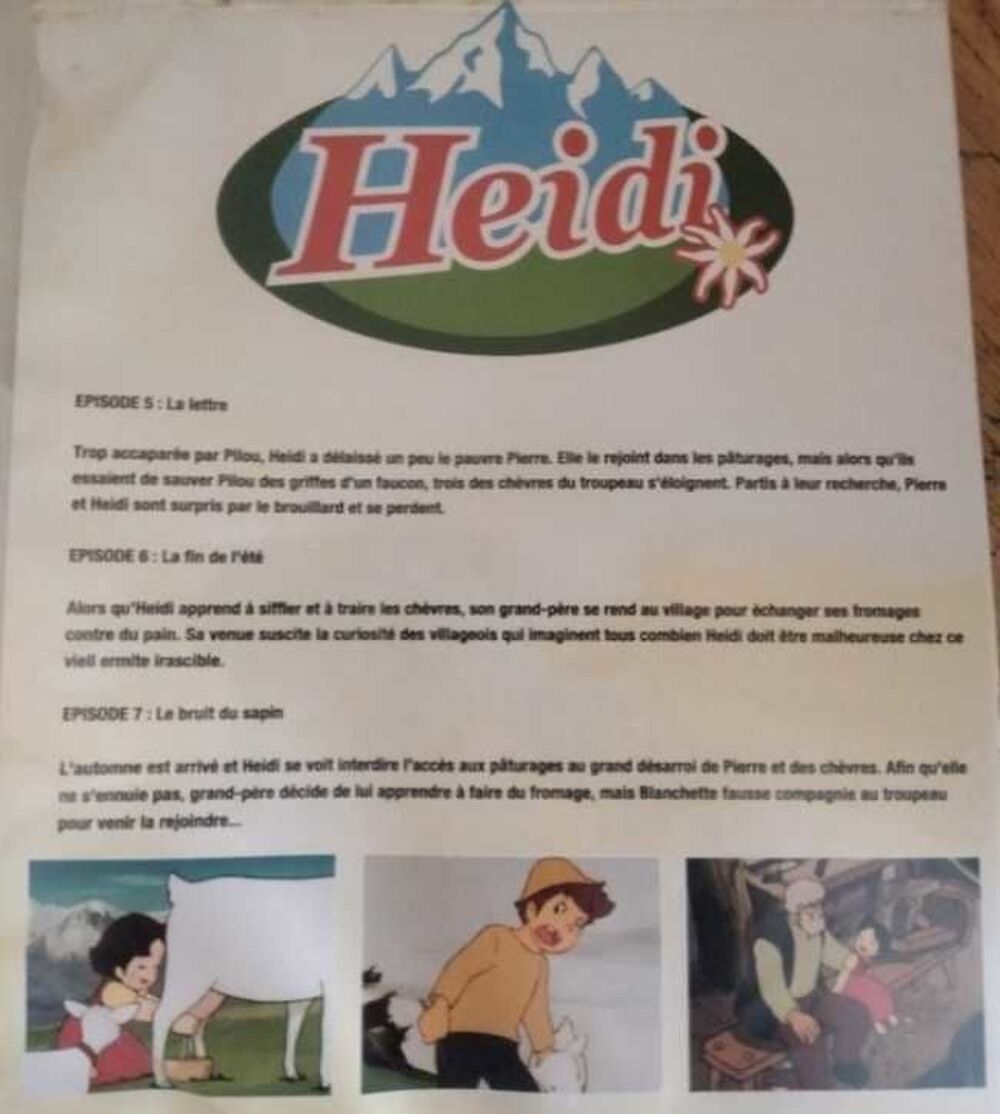 DVD Heidi DVD et blu-ray