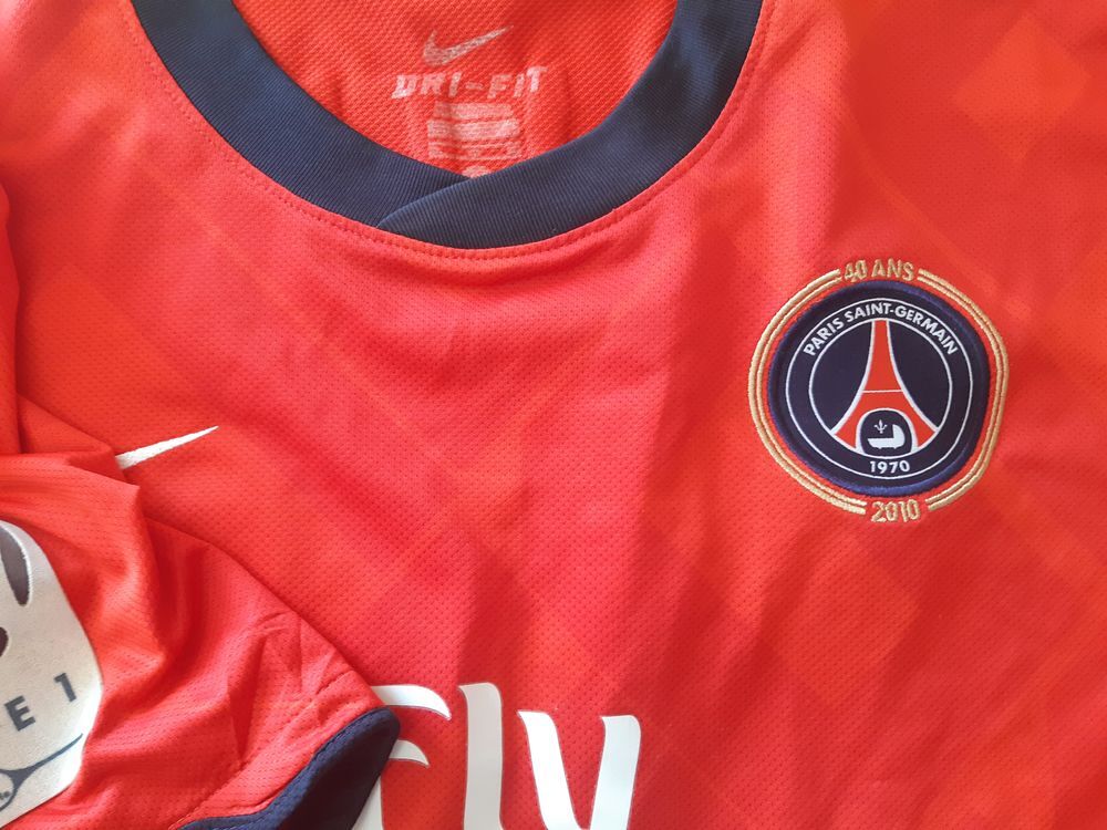 Maillot porté/préparé et signé par Christophe Jallet - Paris Saint