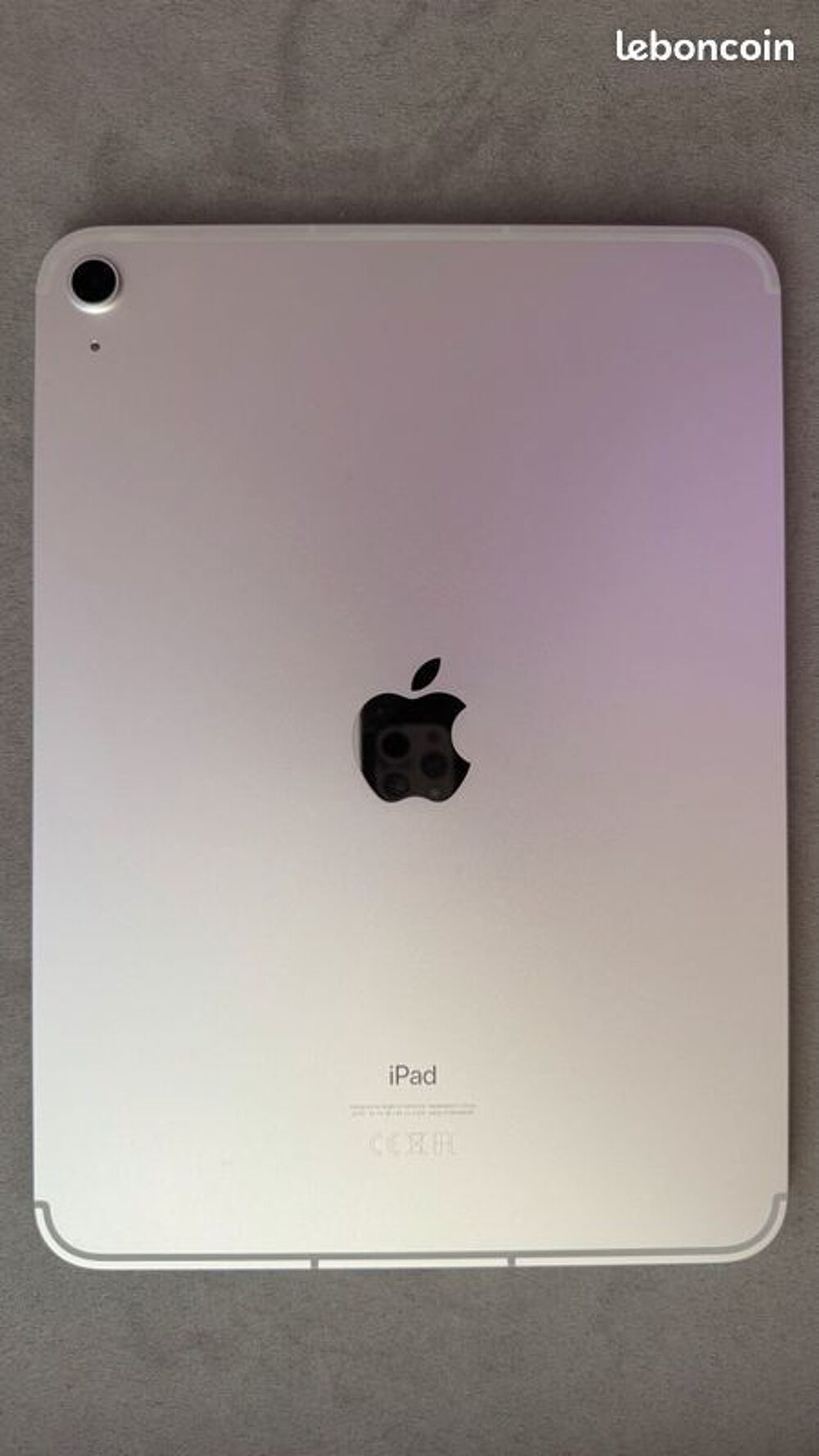Apple iPad 10 / 5G 256Go, + &Eacute;tui / Clavier Logitech Combo To Téléphones et tablettes