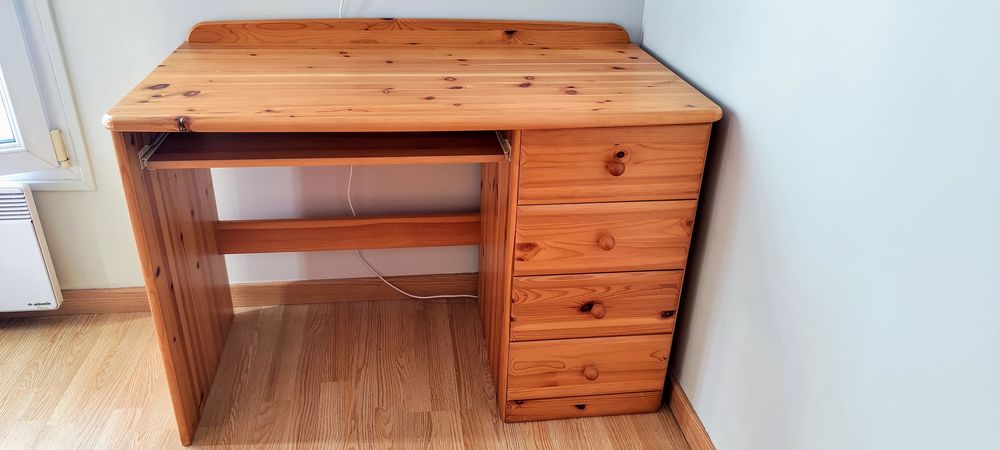 Bureau informatique pin massif Mobilier enfants