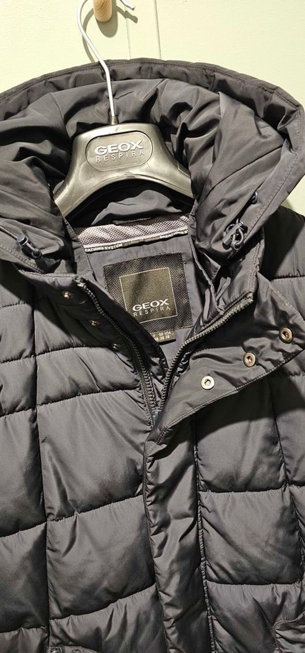 Blouson parka homme Geox T 48 comme neuve Vêtements