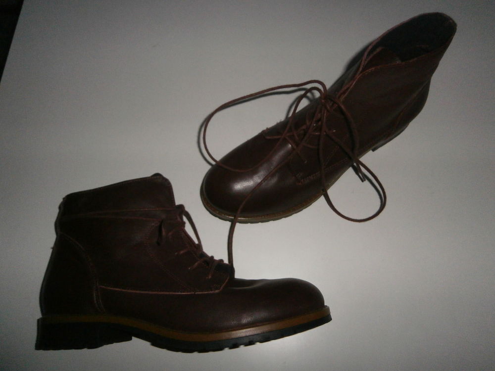 Bottines neuves pour femmes en cuir v&eacute;ritable Chaussures
