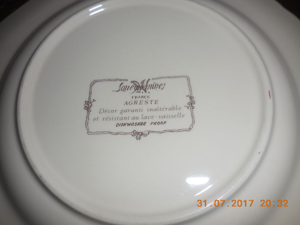 assiette ancienne 