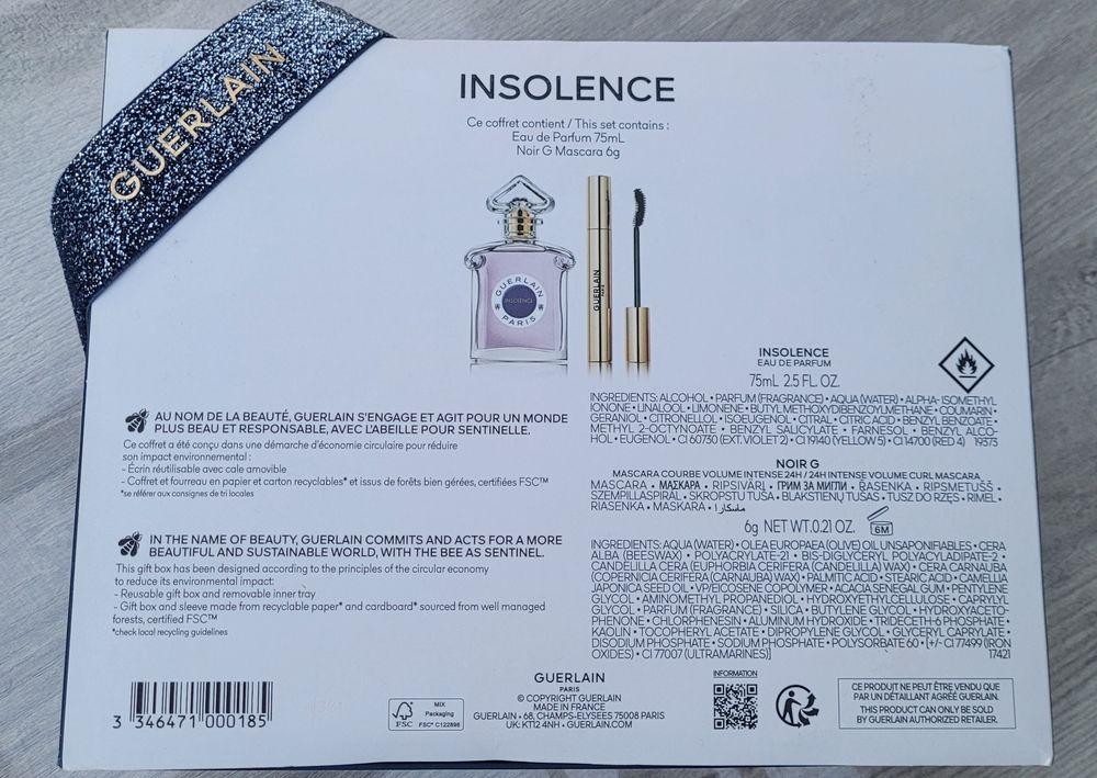 Coffret eau de parfum Guerlain - Insolence Bijoux et montres