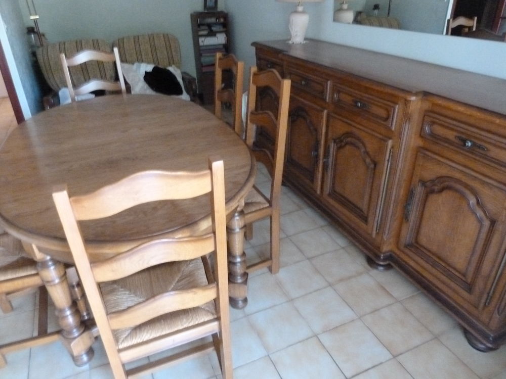 Salle &agrave; manger ch&ecirc;ne massif Meubles