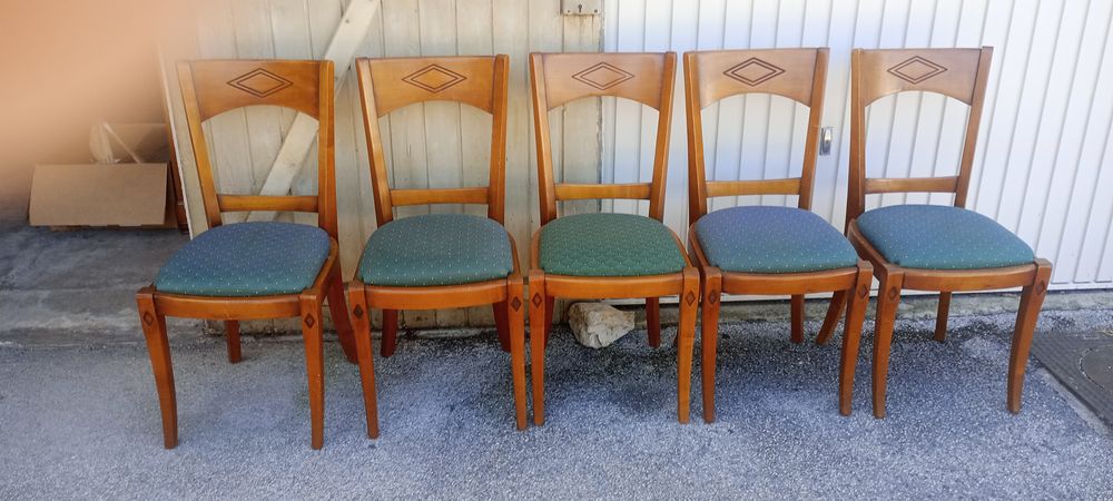 5 chaises de salle &agrave; manger Meubles
