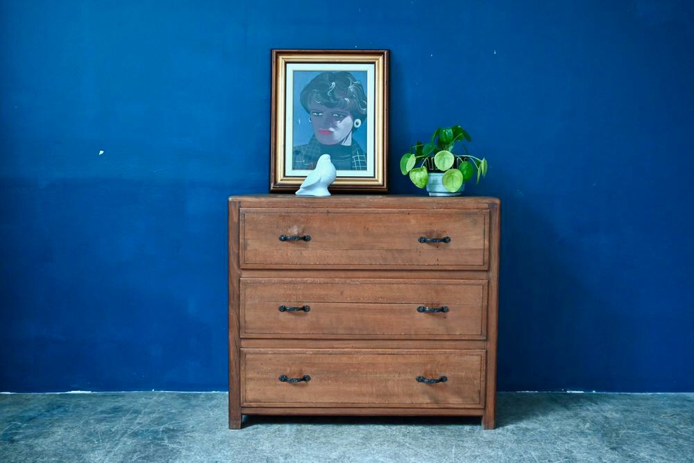 Commode ancienne en bois vintage boh&egrave;me Meubles